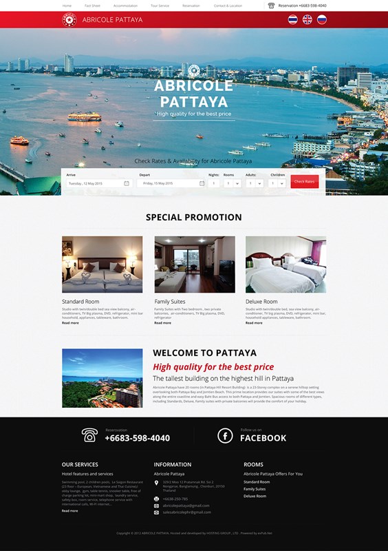 Web Design-Portfolio - Abricole Pattaya