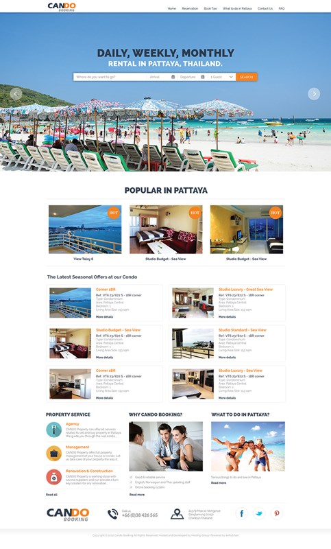 Web Design-Portfolio - Cando-Booking