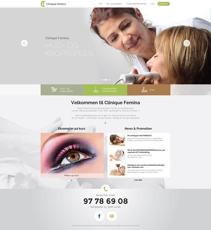 Web Design-Portfolio - Clinique Femina