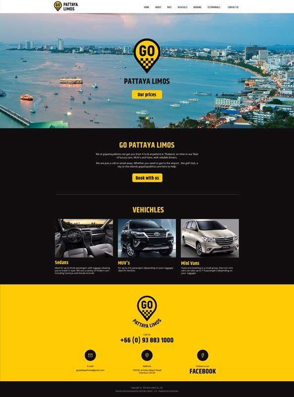 Web Design-Portfolio - Go Pattaya Limos